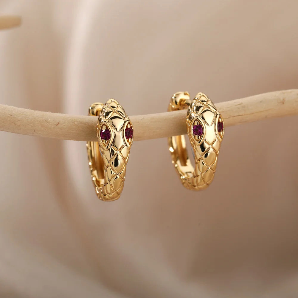 Vintage Snake Earrings