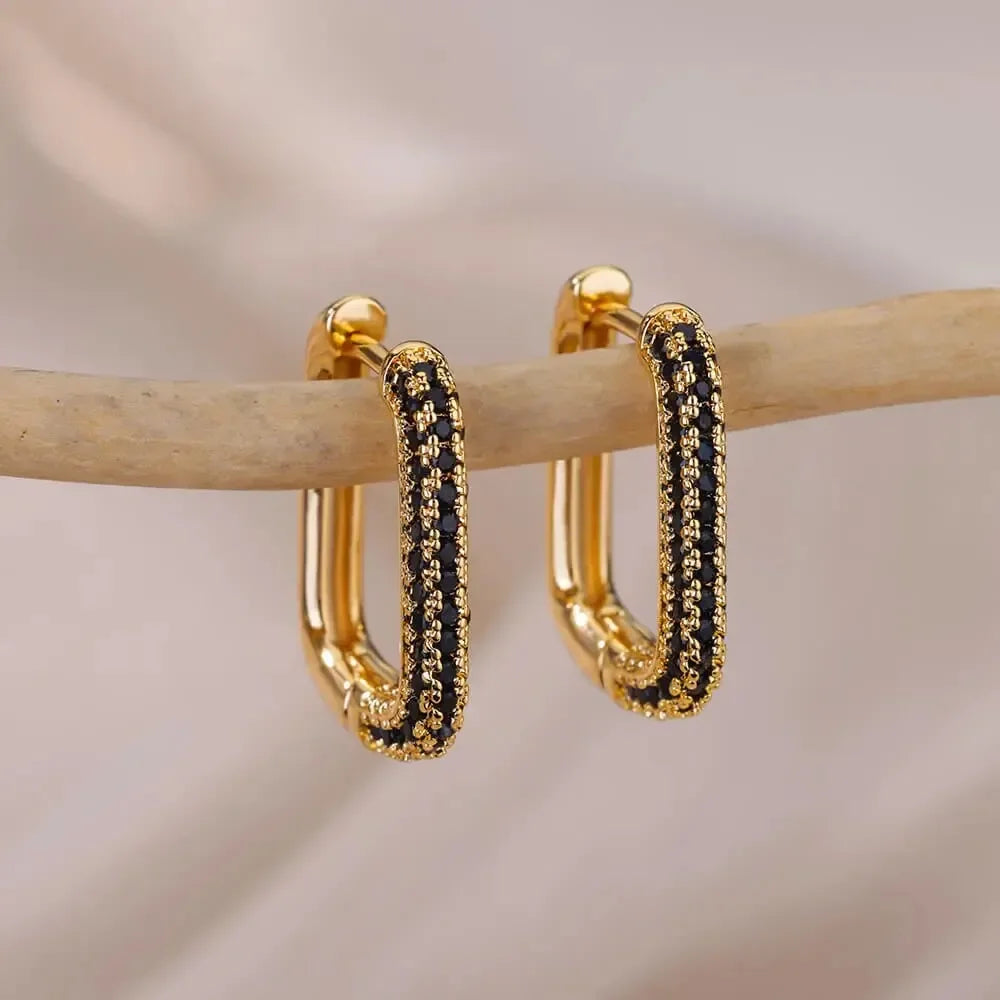 Stainless Steel Hoop Earrings